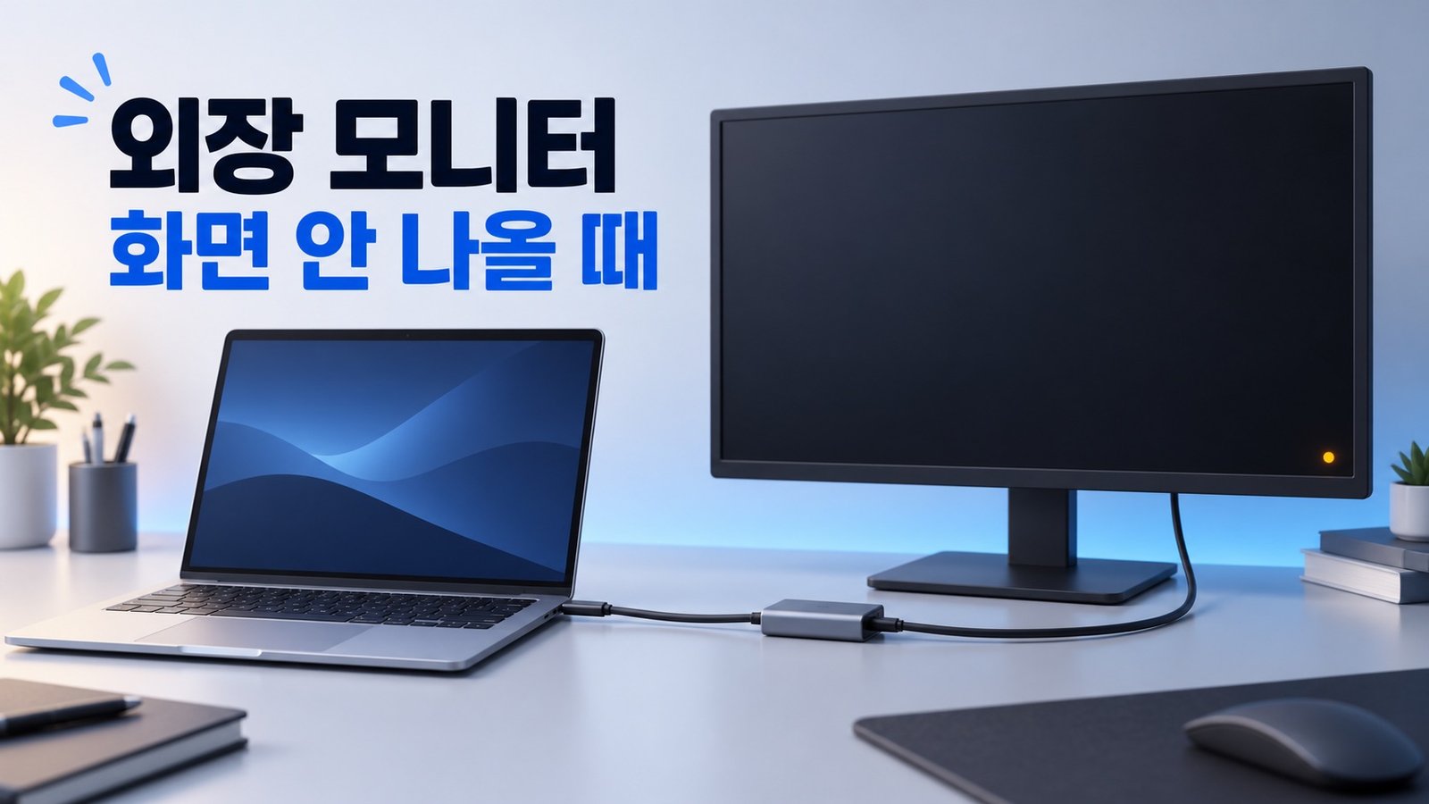 [macOS] 외장 모니터가 인식되지 않거나 화면이 안 나올 때 확인할 것